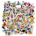 thumbnail image 1 of 10/30/50Pcs/lot Disney Mickey Mouse Stickers no repeating pull bar box guitar personalized graffiti cartoon Kids sticker ToyChina Gao Jinjia LED, 1 of 1