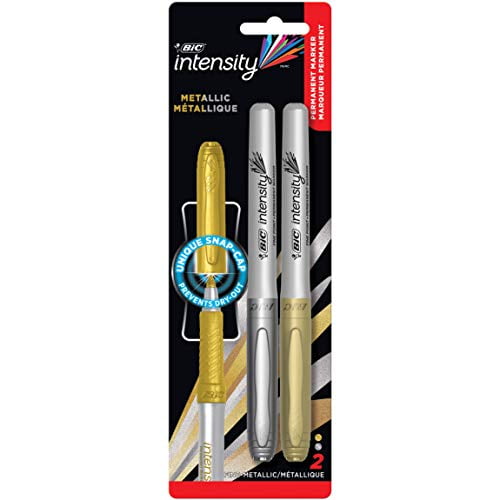 BIC BodyMark Temporary Tattoo Markers, Fine Tip, Assorted Colors