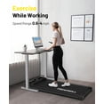 thumbnail image 6 of Walking Treadmill Under Desk Portable Walking Pad 265LBS 2.25HP for Home Office, Black, 6 of 9