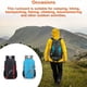 thumbnail image 4 of Soidarity al aire libre, portátil para ciclismo, de nailon para pesca, paquete de gran capacidad para viajes, paquete de Mochilas de mochilero Negro Soidarity OD028266-01, 4 of 6