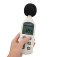 thumbnail image 4 of Medidor de decibelios de nivel de sonido Digital LCD portátil, probador de presión 30-130dBA, medición de ruido USB, 4 of 8