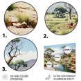 thumbnail image 3 of Designart "Baobab's Tranquil Refuge" Tree Baobab Metal Wall Art, 3 of 5