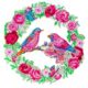 thumbnail image 1 of Wdftyju 5D DIY diamante pintura cristal pájaro corona arte puerta colgante decoración (GT2016) Wdftyju 6lv1qb1aq3pz5sr4D08, 1 of 8
