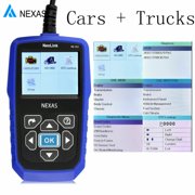 Nexas Nl102 الثقيلة شاحنة & سيارة Hd Obd2 الماسح الضوئي رمز القارئ أداة التشخيص