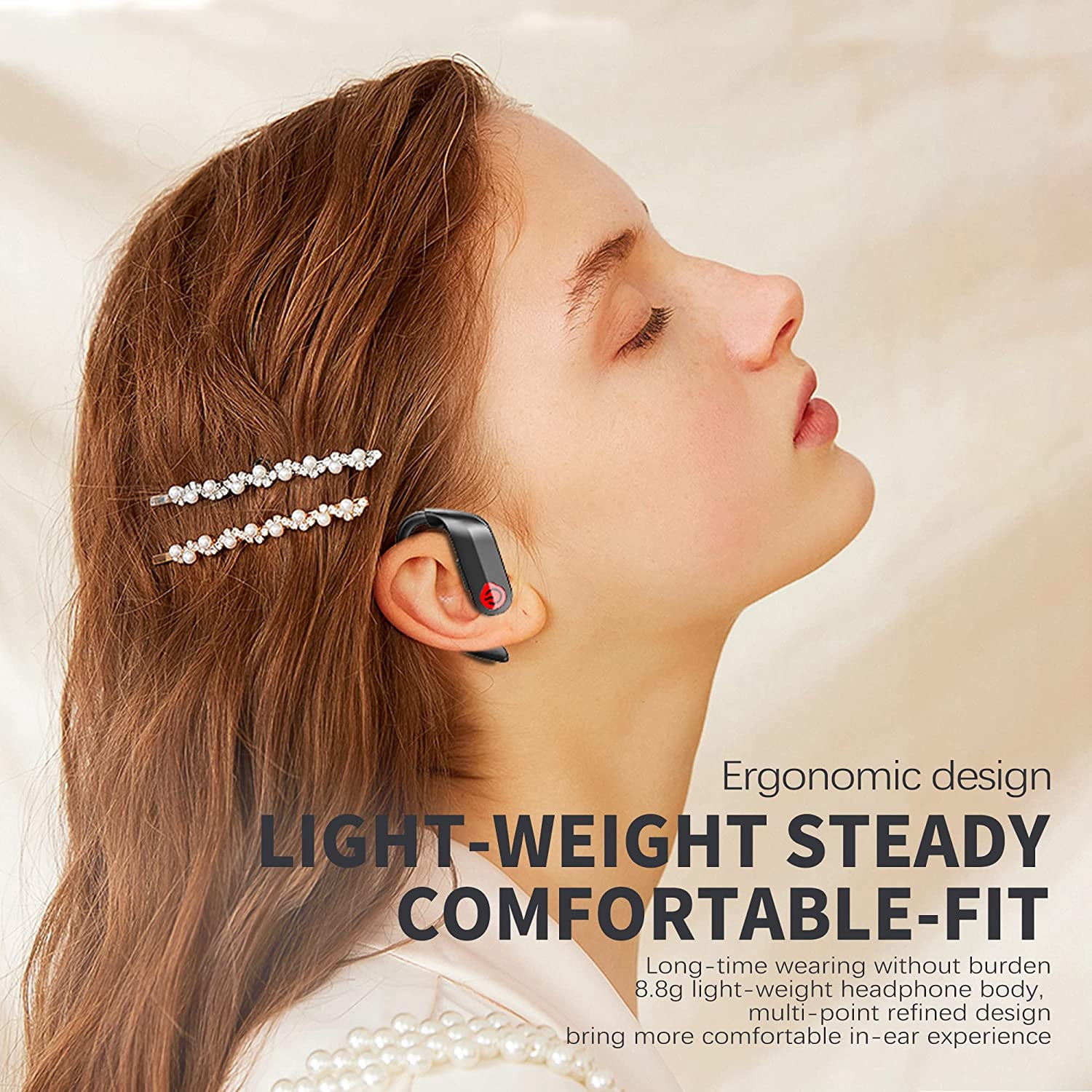 Wireless Earbuds 5.3 Bluetooth Headphones Stereo Sound Ear Buds with HD Microphone 120H Playtime with Dual LED Charging Case