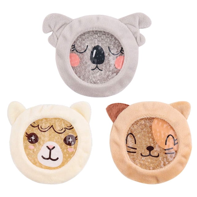 Paquetes de hielo para niños Hilph, paquetes calientes y fríos con funda (3 paquetes)