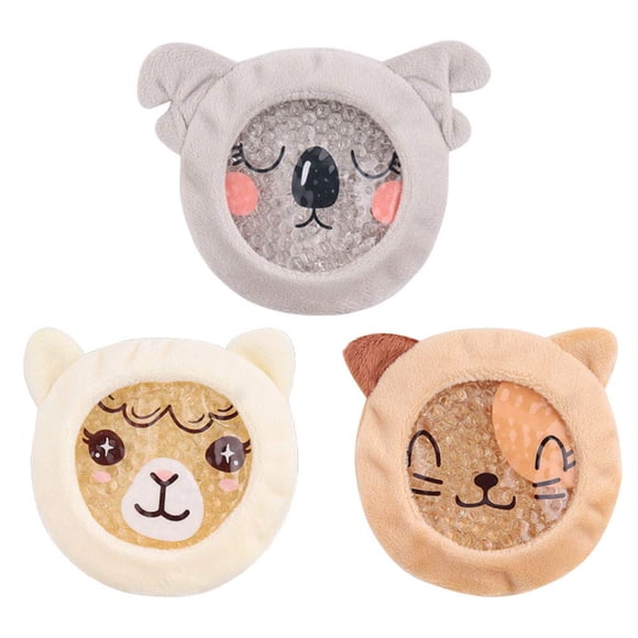Paquetes de hielo para niños Hilph, paquetes calientes y fríos con funda (3 paquetes)