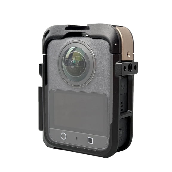 Metal Case for Osmo 360 Camera, Aluminum Camera Cage with Multiple Expansion Mount, Osmo360 Safty Lock Protective Frame