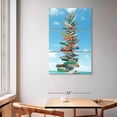 thumbnail image 2 of Elephant Stock Bahamas Beach Signs Wall Art - Vertical Multi Panel Canvas - Living Room Wall Decor - Places Multi Panel - Blue And White Decor - 42" x 65", 2 of 8