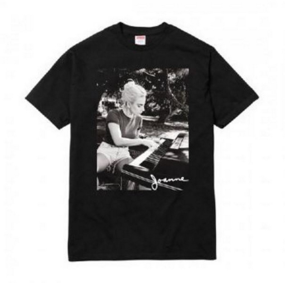Lady Gaga Pocket Logo Mens White T Shirt New Official Adult Joanne