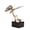 Red, variant on 3D Mechanical Butterfly Music Box Model Kit, 300PCS DIY Metal Assembly Puzzle with Moving Wings, Steampunk Kinetic Sculpture Desk Decor for Adults