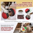 thumbnail image 5 of Superbola Giratoria con Fugas de Comida Comida Lenta Juguete para Perros Suministros para Mascotas Rompecabezas para Perros Juguete Alimentador Lento Rojo, 5 of 5