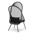 thumbnail image 5 of Furniture of America Perth UV-Resistant Foldable Patio Chairs, Set of 2, Black, 5 of 8