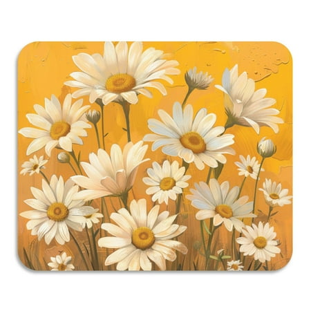 

ALAZA Dish Drying Mat for Kitchen Daisy Floral Counter Absorbent Draining Pad 23.6 x19.7