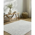 thumbnail image 4 of Hauteloom Thane Living Room, Bedroom Area Rug - Bohemian, Transitional - High Pile - Ivory, Taupe - 10' x 14', 4 of 10