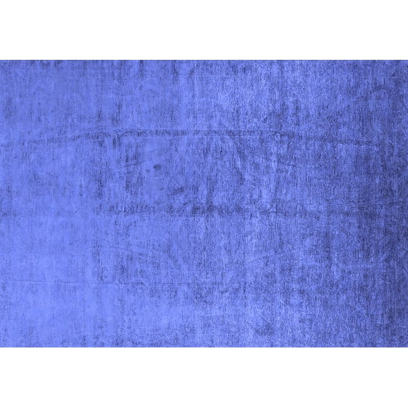 Ahgly Company Indoor Rectangle Oriental Blue Industrial Area Rugs, 3' x 5'