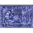 thumbnail image 1 of Ahgly Company Indoor Rectangle Persian Blue Traditional Area Rugs, 4' x 6', 1 of 4