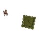 thumbnail image 5 of Adorno de mesa de caballero acrílico, colección de centros de mesa, decoración de escritorio impermeable con base, reloj de pared cuadrado, silencioso, 5 of 8