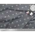 thumbnail image 3 of Soimoi Georgette Viscose Fabric Floral Block Decor Fabric Printed Yard 42 Inch Wide, 3 of 3