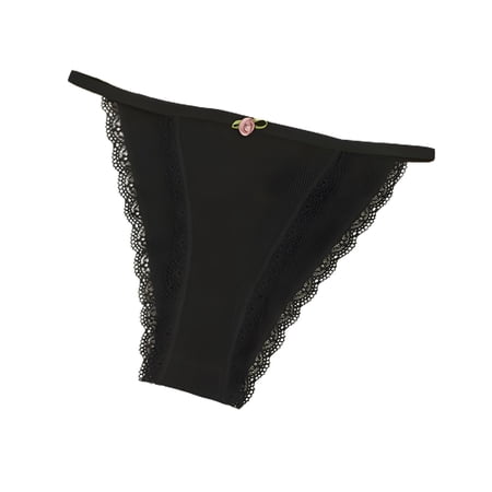 Women s Thong Seamless Lace Wavy Edge Panties Invisible Underwear Cute Flower Decoration Women Sexy Erotic Lingerie Valentine s Day Gift