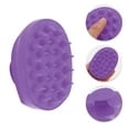 thumbnail image 3 of Unique Bargains 1 Pc Anti-slip Hair Shampoo Brush for Head Massage 3.94"x2.83"x2.83" Purple, 3 of 6