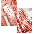 thumbnail image 4 of Chainplus 3 ft x 8 ft Metallic Tinsel Foil Fringe Curtains for Party Photo Backdrop Wedding Decor (2 Pack, Rose gold), 4 of 8