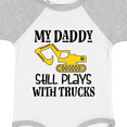 thumbnail image 4 of Inktastic Construction Daddy Still Plays with Trucks Boys or Girls Baby Bodysuit, 4 of 5