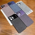thumbnail image 6 of Compatible with iPhone 15 Plus Bling Case Sparkling Glitter Metal Wire Drawing Glossy Slim Thin Lightweight Fashion Lens Protection Shockproof Cover for Women Girls, 6 of 13