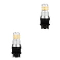 thumbnail image 4 of Speravity Paquete de 2 luces de giro, accesorios mejorados de seguridad, 12V de respaldo, rendimiento estable, lámpara de señal, luces de reserva, Luz amarilla 2piezas Speravity CBP448863, 4 of 5