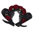 thumbnail image 1 of Aro de Pelo con Diadema de Cuerno de Oveja Del para Disfraces de Halloween, 1 of 8