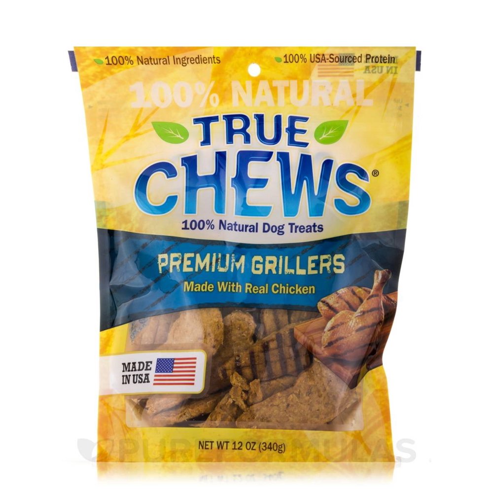 True Chews Premium Grillers Made with Real Chicken Dog Treats, 12 Oz
