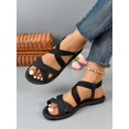 thumbnail image 4 of Women's Large Size Slip-on Comfortable & Lightweight Casual Flat Sandals For Spring/summer Outfit, 4 of 4