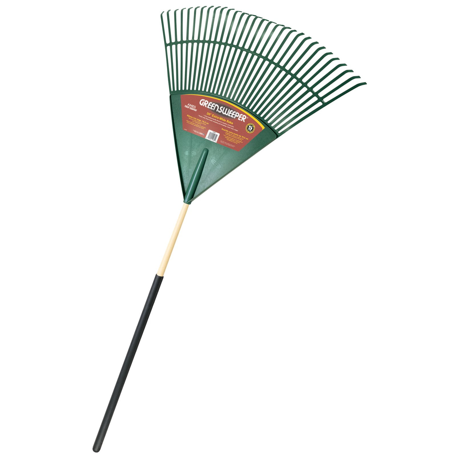 Ames 1922800 30 in. Greensweeper Poly Lawn Rake – Home & Garden