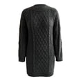 thumbnail image 1 of Vestido George para Mujer, con Cuello Redondo, Textura Tejida Trenzado Verde Talla M, 1 of 4