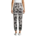 thumbnail image 3 of No Boundaries Juniors' Good Vibes Brushed Fleece Joggers, 3 of 6
