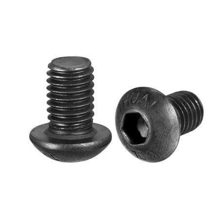 

Uxcell M8x12mm Hex Socket Button Head Cap Bolts Screws Alloy Steel Black 10 Pack