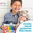 thumbnail image 6 of OOLY Mighty Mega Washable Markers with Jumbo Grip for Small Hands, 8 count, 6 of 6