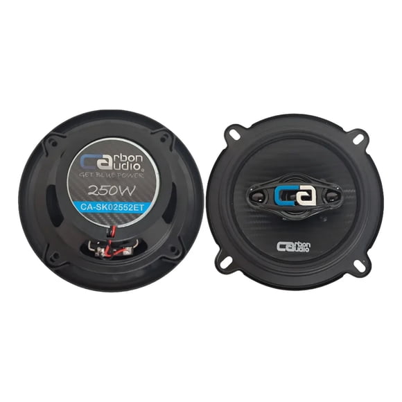 BOCINAS COXIALES 5.25 PULGADAS CARBON AUDIO 25W 4 OHMS