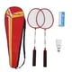 thumbnail image 2 of Juego De Raquetas De Bádminton, Set De Bádminton De aleación De Hierro Con 3 Trutas De Transporte Para Juegos De Patio Trasero Al Aire, 2 of 7
