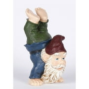 Hi-Line Gift Ltd. Gnome Doing Handstand Figurine