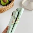 thumbnail image 4 of Cartoon Cute Avocado Flower Hard  for iPhone Case (Green,iPhone 12), 4 of 6