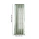 thumbnail image 3 of Cortinas con Bolsillo para Barra de 55X79 Pulgadas para Sala de Estar y Dormitorio - Paneles de Ventana Semitransparentes Bordados, Cortinas de Poliéster Que Filtran La Luz, Panel Individual Decorati, 3 of 6