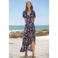 thumbnail image 3 of LASCANA Women's Printed Side Slit Maxi Dress, 3 of 5