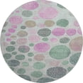 thumbnail image 2 of Addison Rugs Mayfield Premium Machine Washable Transitional Geometric Sage Round Rug, 8' x 8', 2 of 6