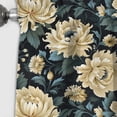 thumbnail image 2 of Designart "Earthy Beige Floral Damask" Damask Blackout Curtain Single Panel, 2 of 4
