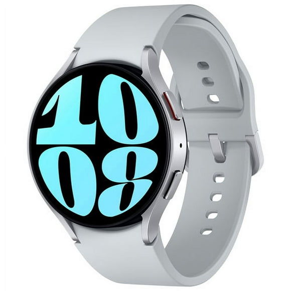 Boîte Ouverte - Samsung Galaxy Watch6 (GPS) 44mm Smartwatch avec Moniteur de Fréquence Cardiaque - Argent