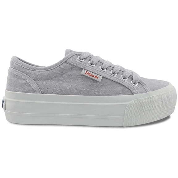 Drive-In Originals Ticket - Grey Platform Sneaker (Women's)