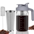 thumbnail image 1 of Cafetera fría JunvPic, tarro de cristal grueso de 950 ml, 1 of 6
