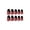 C, variant on FSTDelivery 30PCS Halloween Glossy Gradient Eye Press on Nails,Handmade Red Acrylic Long Almond Glue on Nails,European Artificial Reusable Salon-Quality Fake Nail Full Cover for Women Manicure Decor
