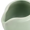 thumbnail image 3 of FELTECHELECTR Jarra de cerámica con asa para crema, jarra pequeña de porcelana para leche, jarra para café, salsas, ensaladas, leche, color verde, 3 of 6